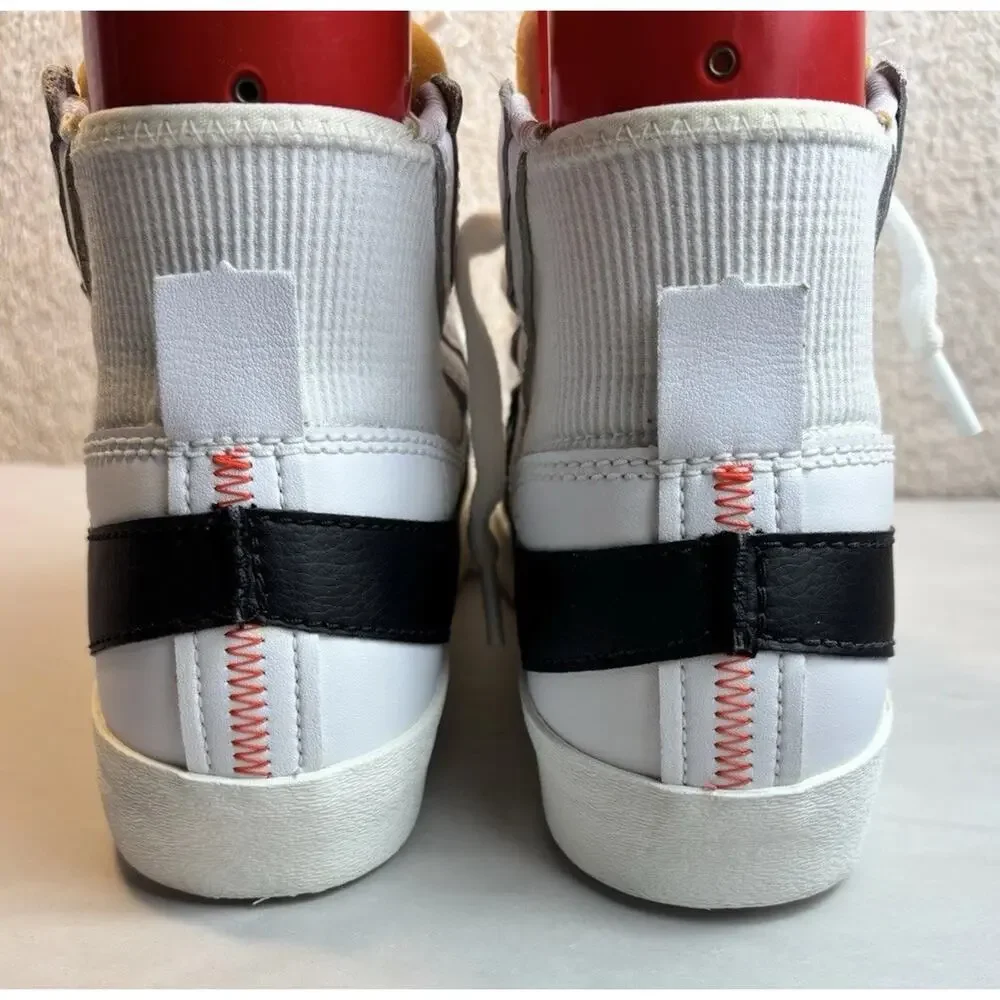 Nike Blazer Mid '77 Jumbo Men's Size 10 White Black Leather Sneakers DD3111-100